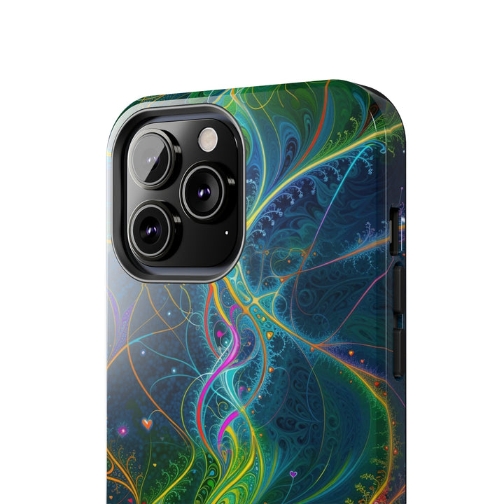 Vibrant Ethereal Swirls - Tough Phone Case - Phone Case - g(0D·IO) - iPhone 13 Mini - -