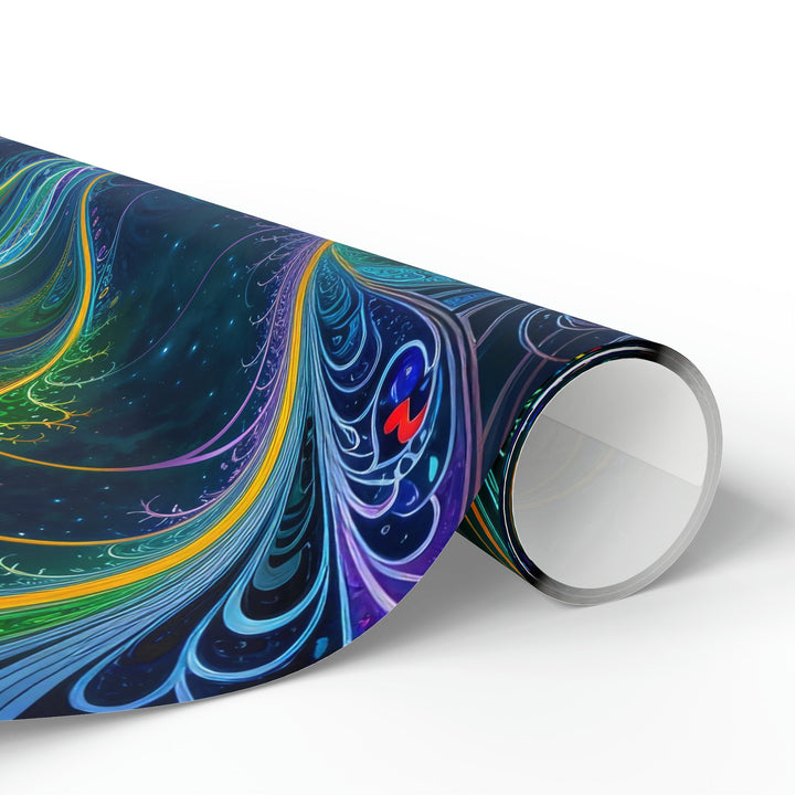 Vibrant Ethereal Swirls - Wrapping Paper - Home Decor - g(0D·IO) - 30" x 180" - Matte -