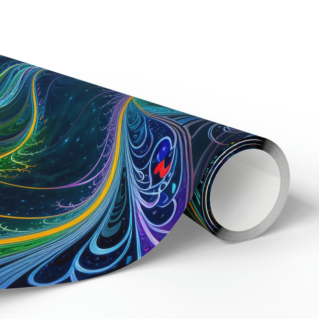 Vibrant Ethereal Swirls - Wrapping Paper - Home Decor - g(0D·IO) - 30" x 180" - Matte -