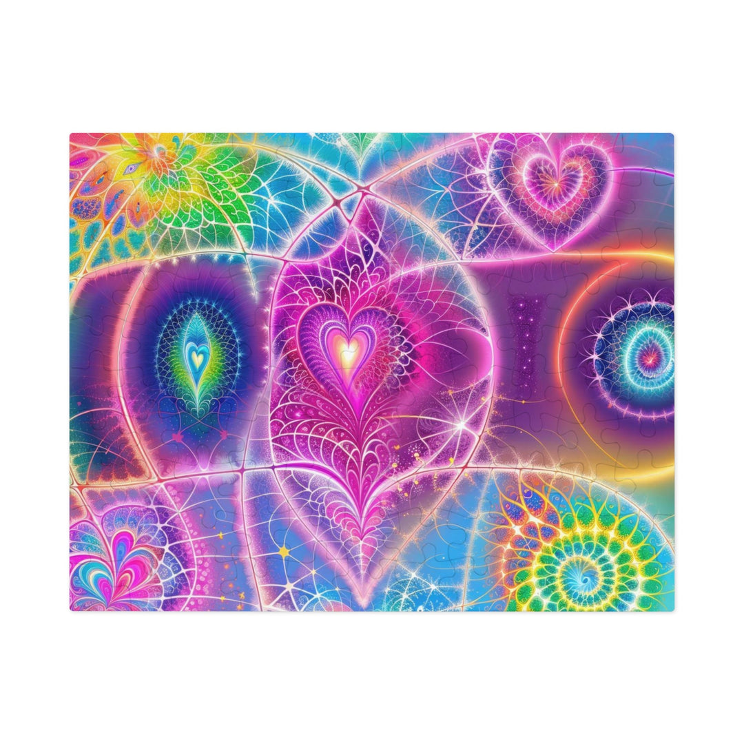 Vibrant Ethereal Symmetry - Jigsaw Puzzle (100, 252, 500, 1000 pieces) - Puzzle - g(0D·IO) - 9.6" × 8" (110 pcs) - -