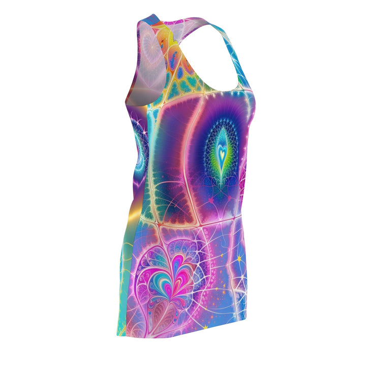 Vibrant Ethereal Symmetry - Racerback Dress - All Over Prints - g(0D·IO) - XS - -