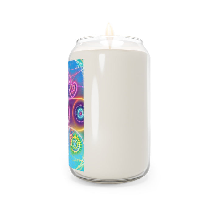 Vibrant Ethereal Symmetry - Scented Candle - Home Decor - g(0D·IO) - Vanilla Bean - 13.75oz -