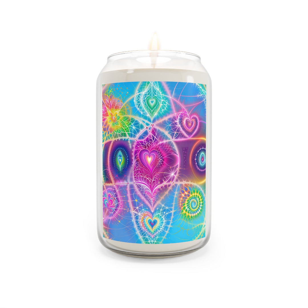 Vibrant Ethereal Symmetry - Scented Candle - Home Decor - g(0D·IO) - Comfort Spice - 13.75oz -