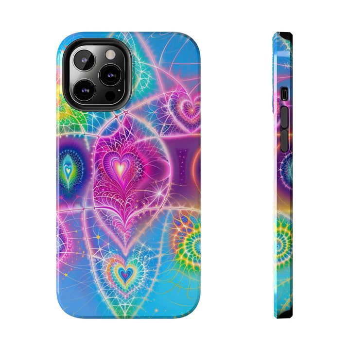 Vibrant Ethereal Symmetry - Tough Phone Case - Phone Case - g(0D·IO) - iPhone 12 Pro Max - -