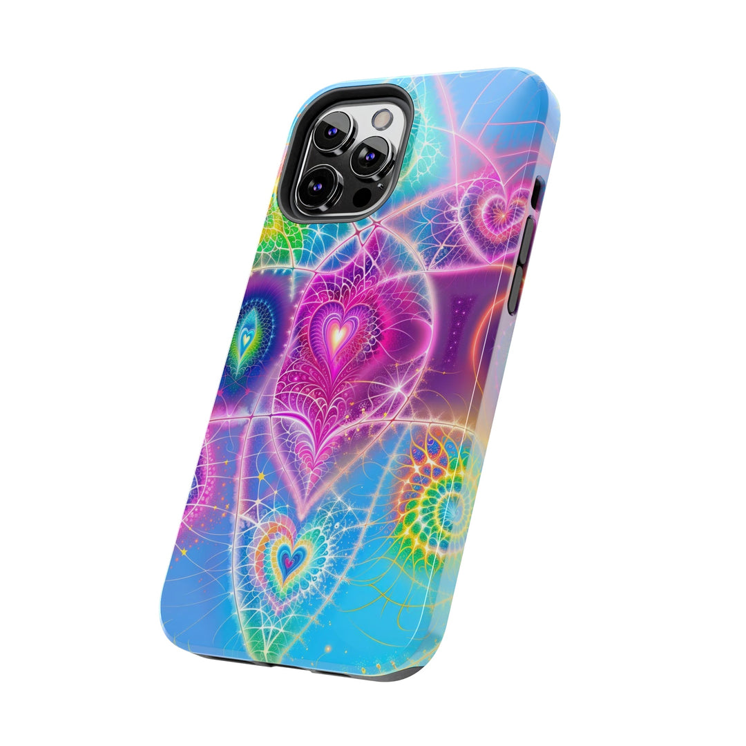 Vibrant Ethereal Symmetry - Tough Phone Case - Phone Case - g(0D·IO) - iPhone 13 Mini - -