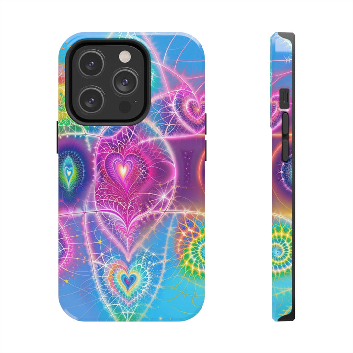 Vibrant Ethereal Symmetry - Tough Phone Case - Phone Case - g(0D·IO) - iPhone 14 Pro - -