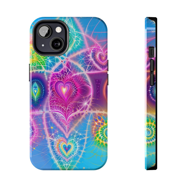 Vibrant Ethereal Symmetry - Tough Phone Case - Phone Case - g(0D·IO) - iPhone 13 - -