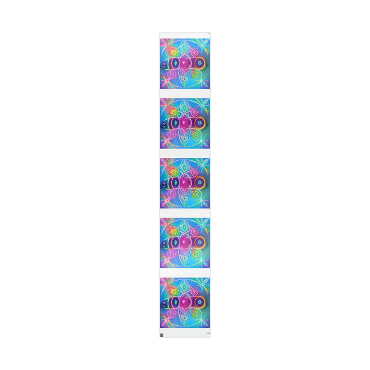Vibrant Ethereal Symmetry - Wrapping Paper - Home Decor - g(0D·IO) - 30" x 180" - Glossy -