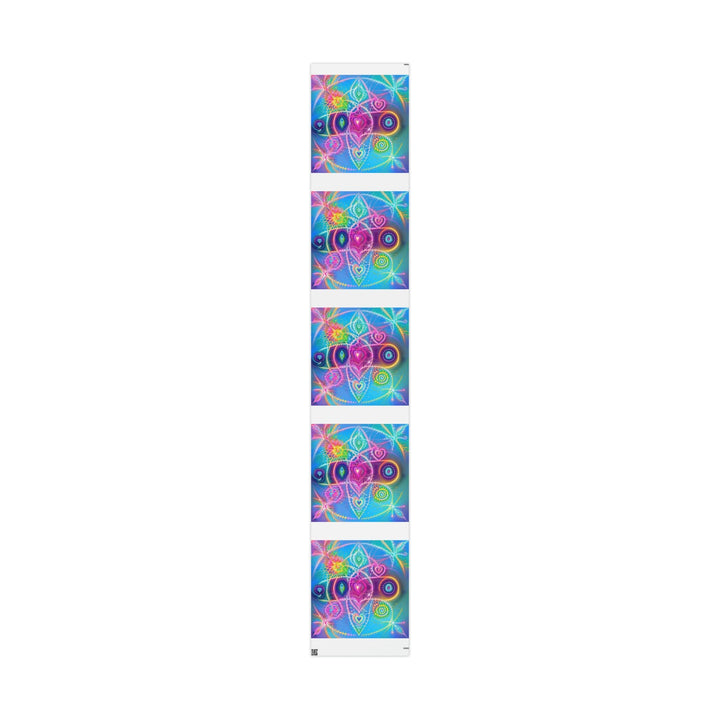 Vibrant Ethereal Symmetry - Wrapping Paper - Home Decor - g(0D·IO) - 30" x 180" - Matte -
