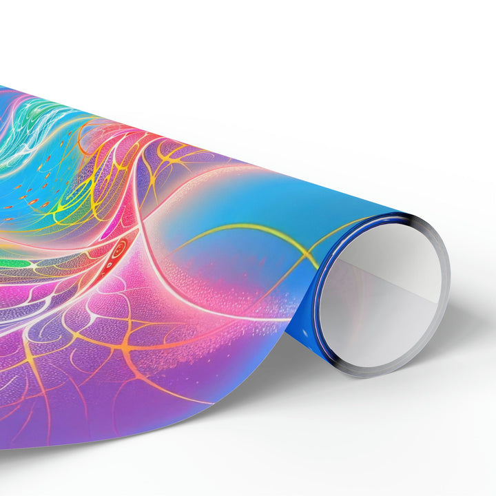 Vibrant Ethereal Symmetry - Wrapping Paper - Home Decor - g(0D·IO) - 30" x 180" - Matte -