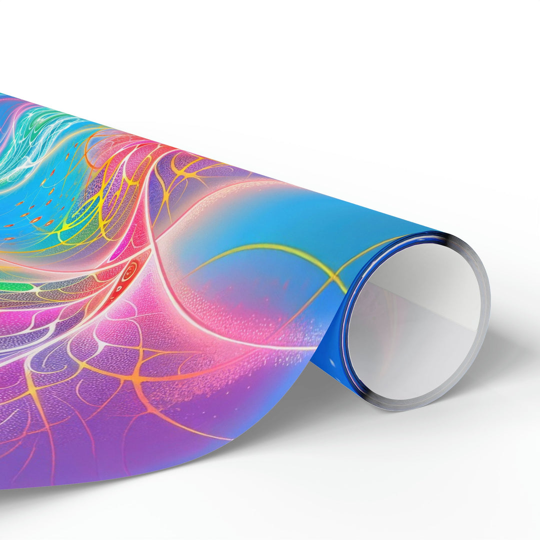 Vibrant Ethereal Symmetry - Wrapping Paper - Home Decor - g(0D·IO) - 30" x 180" - Matte -