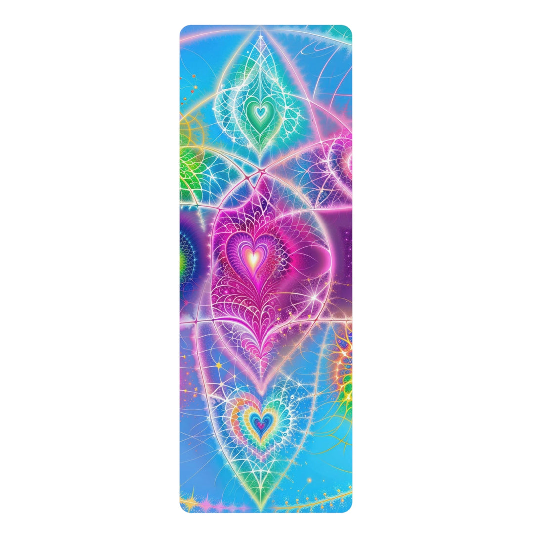 Vibrant Ethereal Symmetry - Yoga Mat - Home Decor - g(0D·IO) - 24” x 68” - -