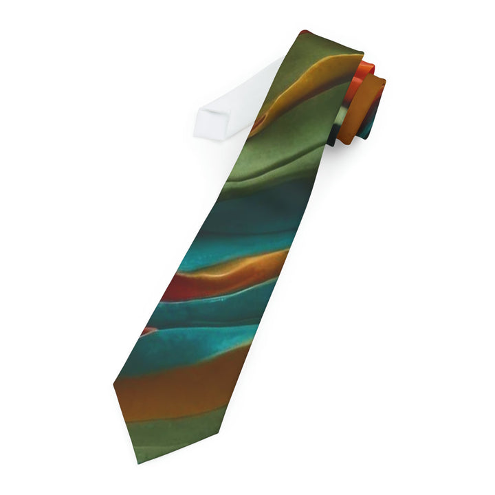 Vibrant Fabric Waves - Men's Necktie - Accessories - g(0D·IO) - One Size - -