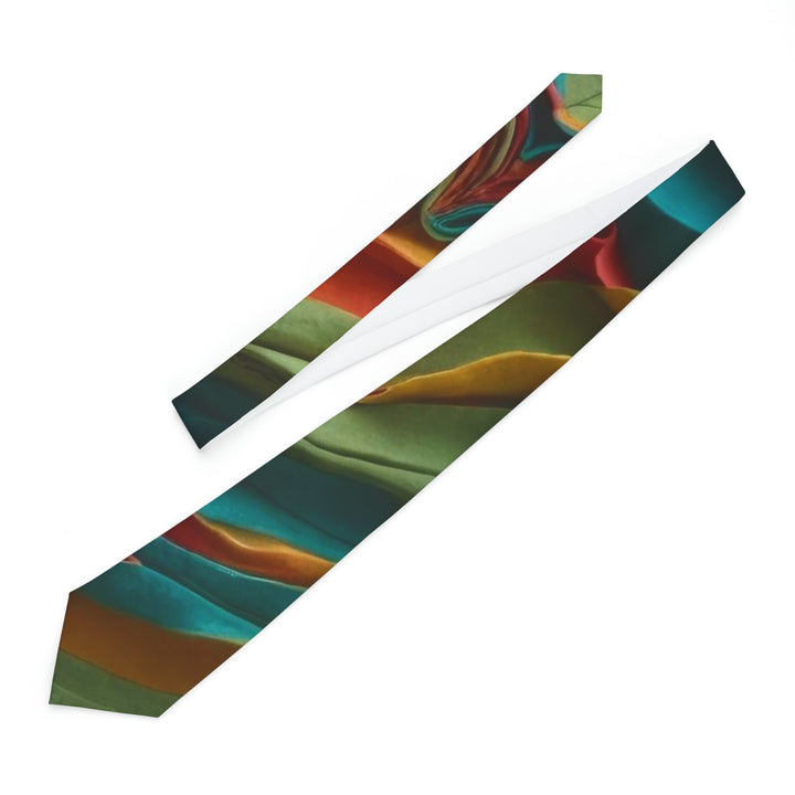 Vibrant Fabric Waves - Men's Necktie - Accessories - g(0D·IO) - One Size - -