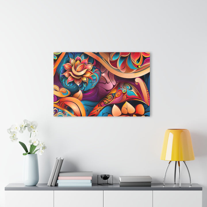 Vibrant Floral Essence - Acrylic Prints (French Cleat Hanging) - Home Decor - g(0D·IO) - 24" x 36" (Vertical) - 0.25'' -