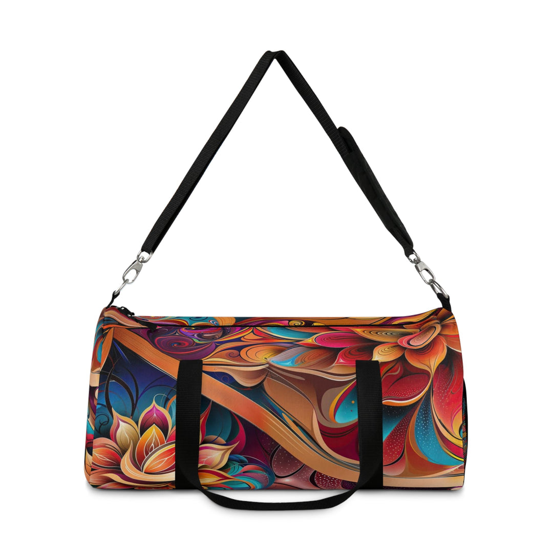 Vibrant Floral Essence - Duffle Bag - Bags - g(0D·IO) - Large - -