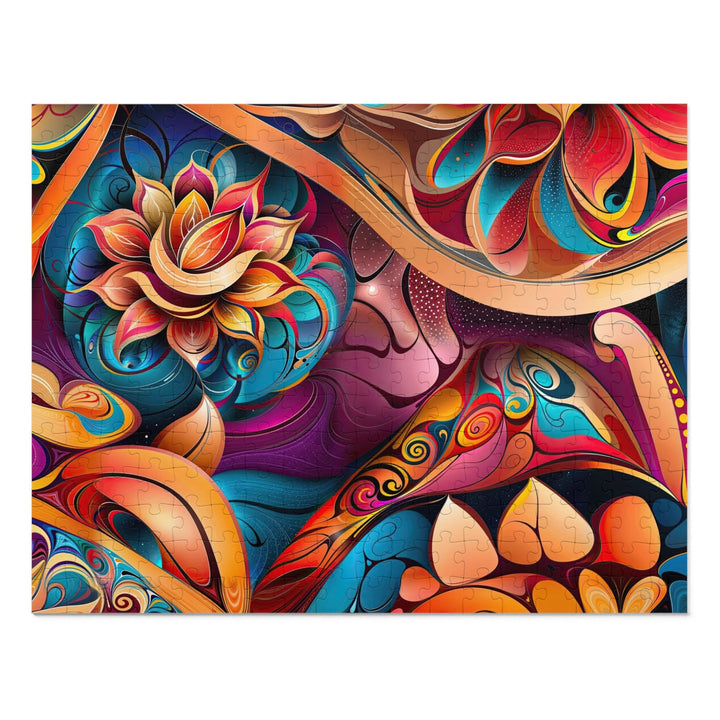 Vibrant Floral Essence - Jigsaw Puzzle (100, 252, 500, 1000 pieces) - Puzzle - g(0D·IO) - 14" × 11" (252 pcs) - -