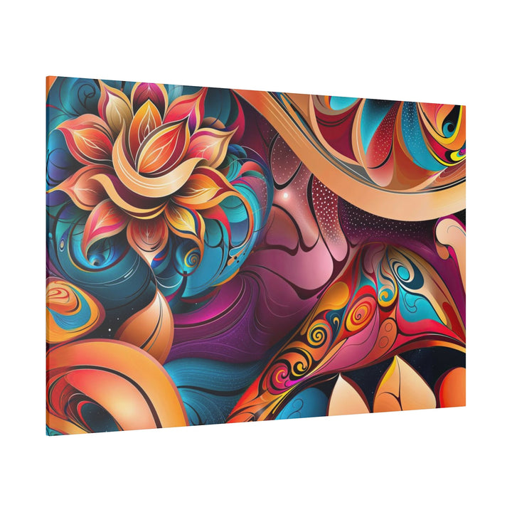 Vibrant Floral Essence - Matte Canvas - Canvas - g(0D·IO) - 32" x 32" (Square) - 0.75'' -