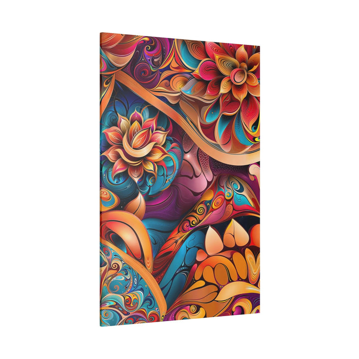 Vibrant Floral Essence - Matte Canvas - Canvas - g(0D·IO) - 32" x 32" (Square) - 0.75'' -