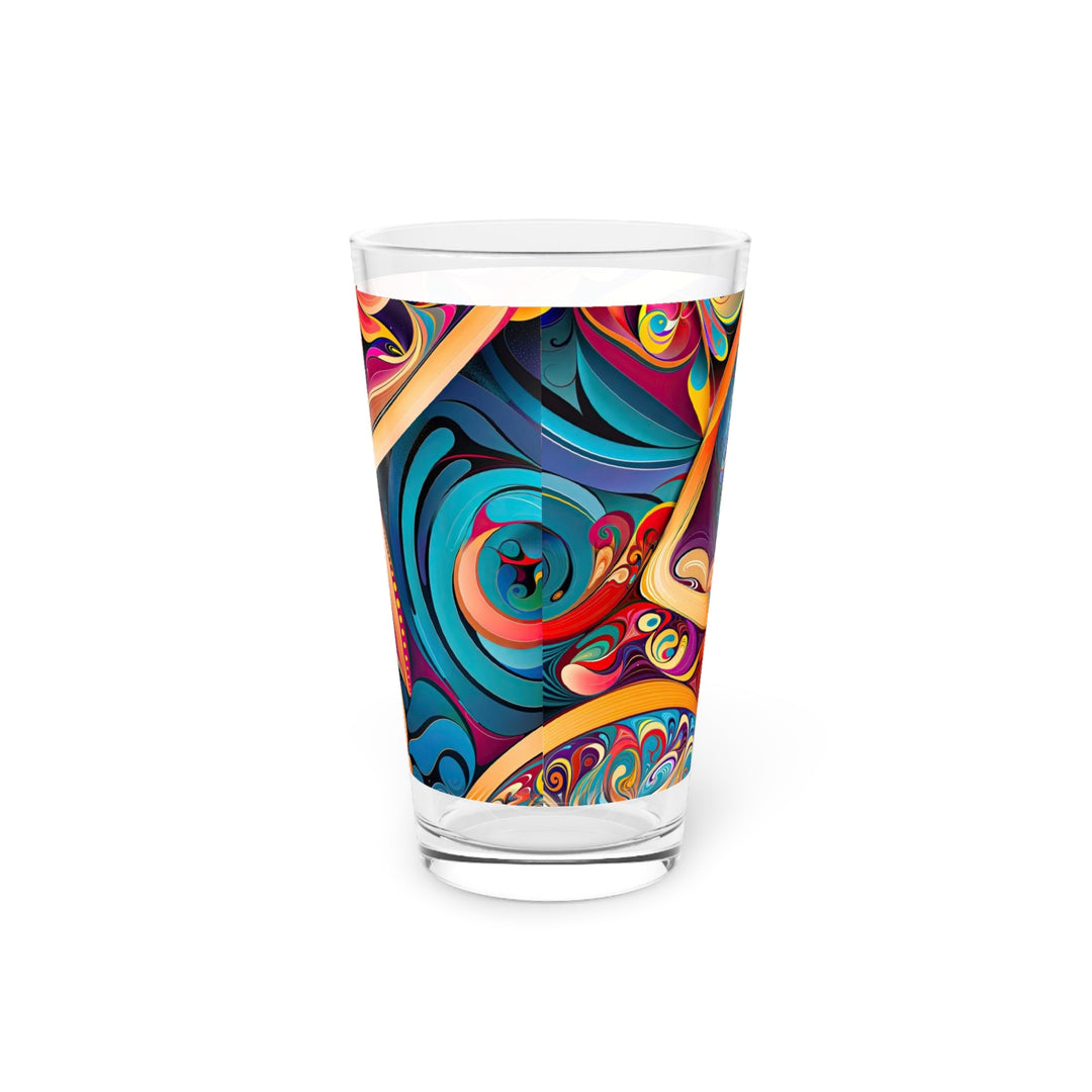 Vibrant Floral Essence - Pint Glass - Mug - g(0D·IO) - 16oz - -