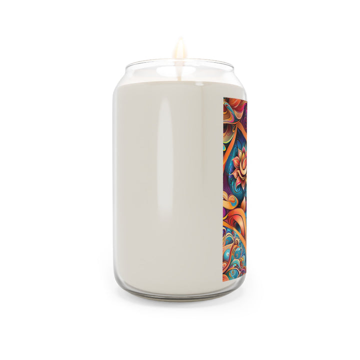 Vibrant Floral Essence - Scented Candle - Home Decor - g(0D·IO) - Vanilla Bean - 13.75oz -