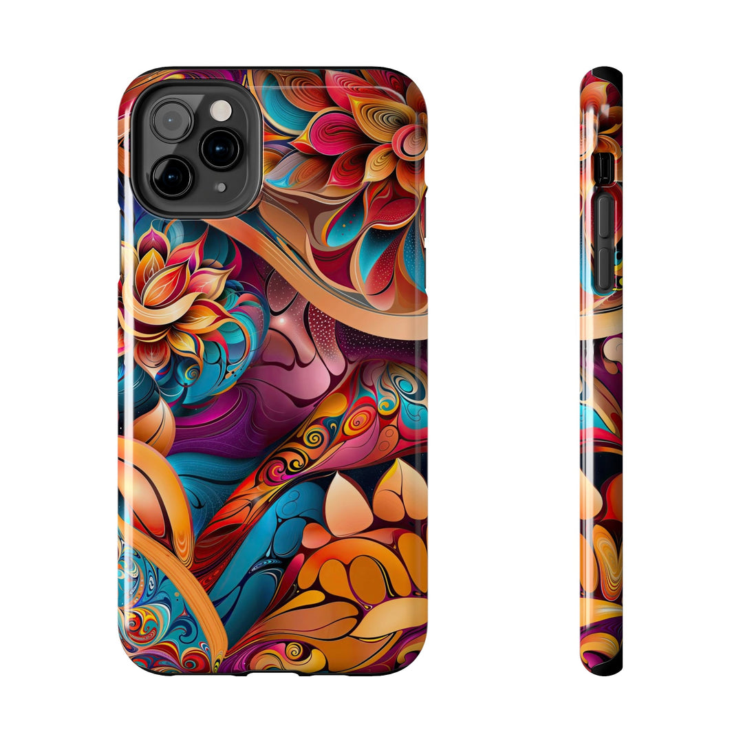 Vibrant Floral Essence - Tough Phone Case - Phone Case - g(0D·IO) - iPhone 11 Pro Max - -