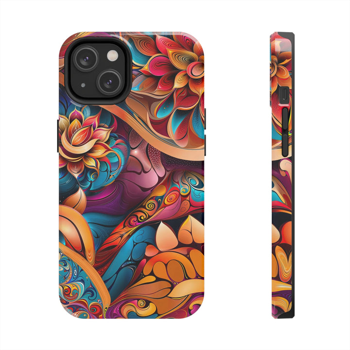 Vibrant Floral Essence - Tough Phone Case - Phone Case - g(0D·IO) - iPhone 14 - -