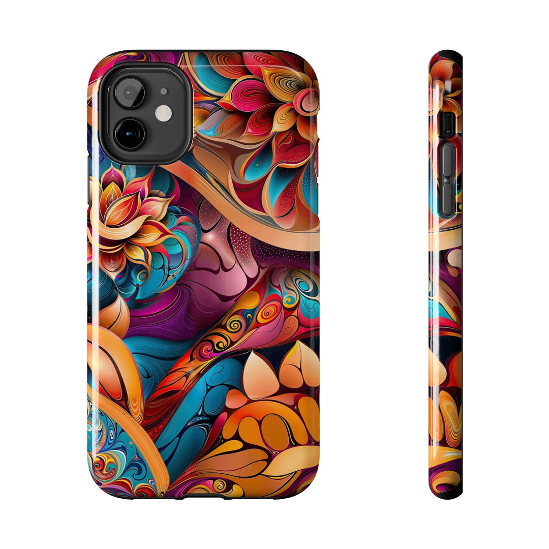 Vibrant Floral Essence - Tough Phone Case - Phone Case - g(0D·IO) - iPhone 11 - -