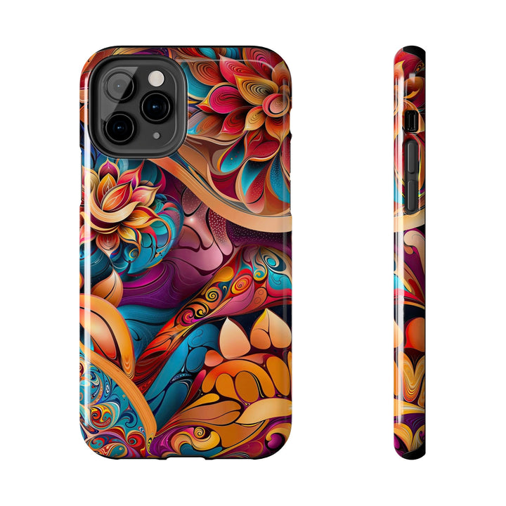 Vibrant Floral Essence - Tough Phone Case - Phone Case - g(0D·IO) - iPhone 11 Pro - -