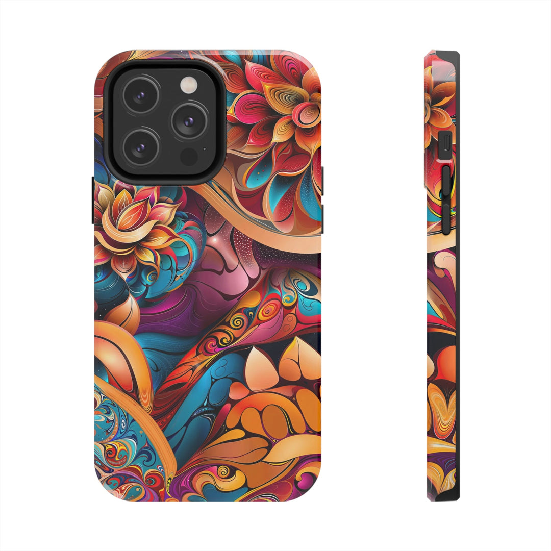 Vibrant Floral Essence - Tough Phone Case - Phone Case - g(0D·IO) - iPhone 14 Pro Max - -