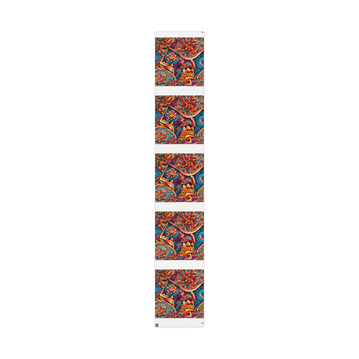 Vibrant Floral Essence - Wrapping Paper - Home Decor - g(0D·IO) - 30" x 180" - Matte -