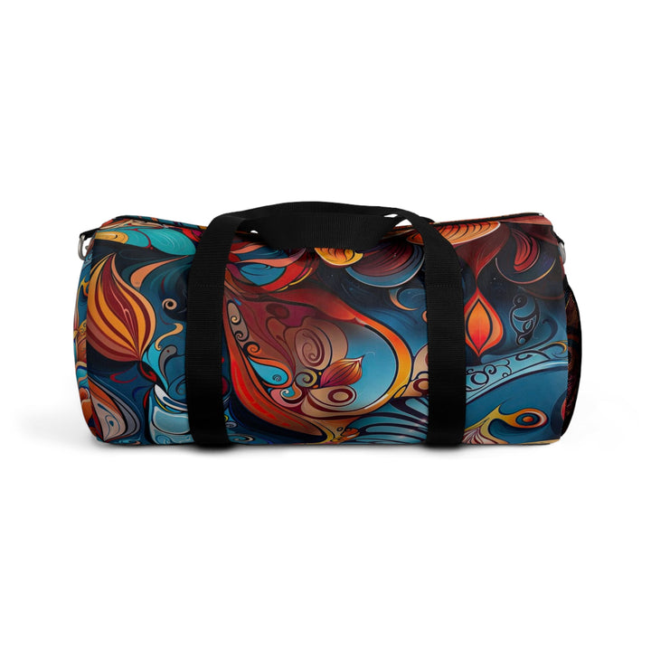 Vibrant Floral Whirls - Duffle Bag - Bags - g(0D·IO) - Small - -