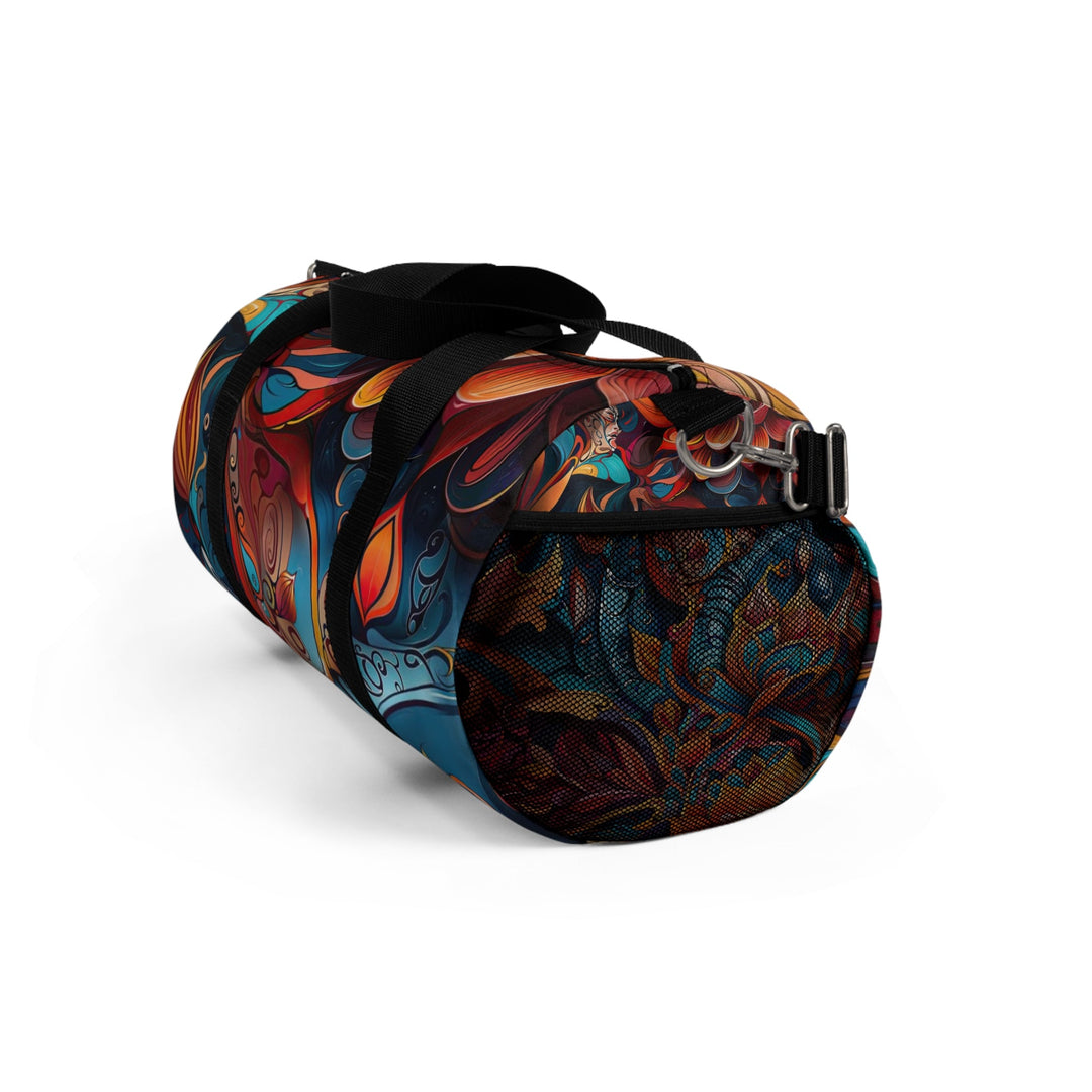 Vibrant Floral Whirls - Duffle Bag - Bags - g(0D·IO) - Large - -