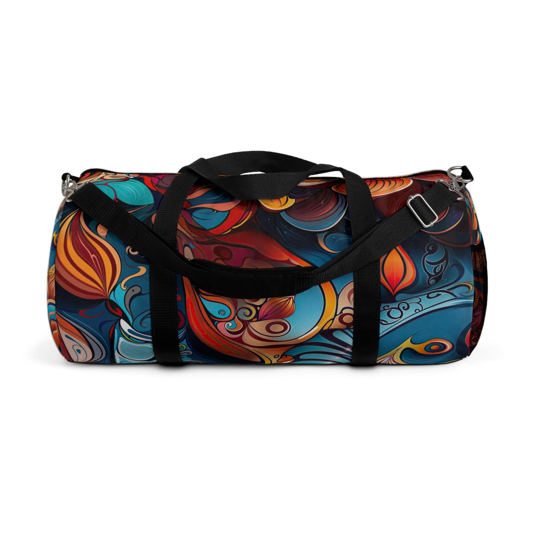 Vibrant Floral Whirls - Duffle Bag - Bags - g(0D·IO) - Large - -