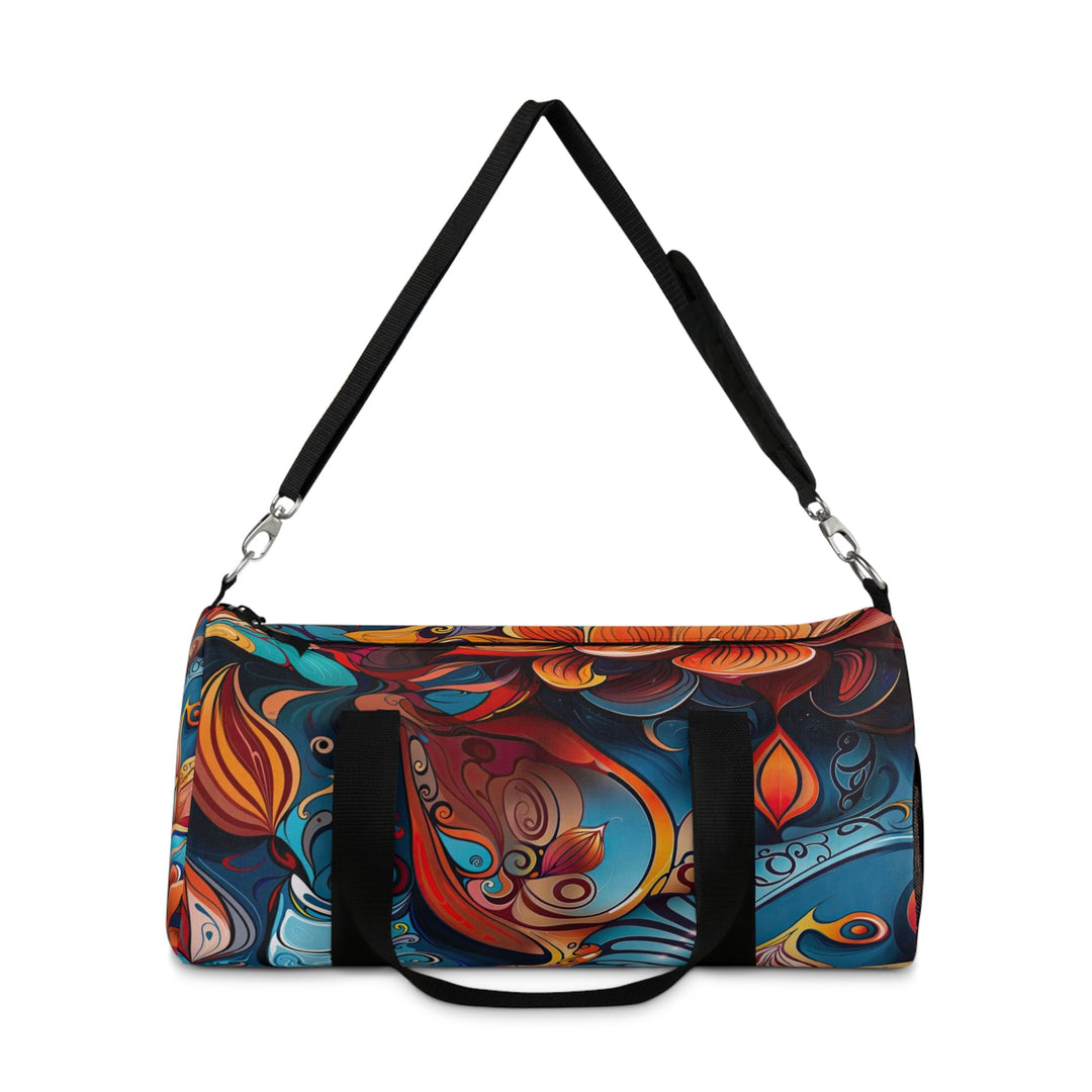 Vibrant Floral Whirls - Duffle Bag - Bags - g(0D·IO) - Large - -