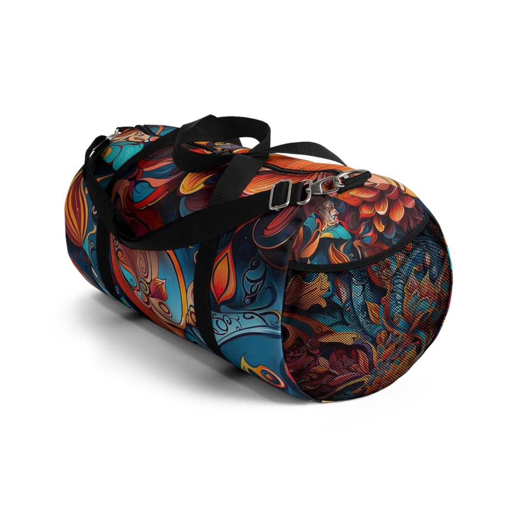 Vibrant Floral Whirls - Duffle Bag - Bags - g(0D·IO) - Large - -