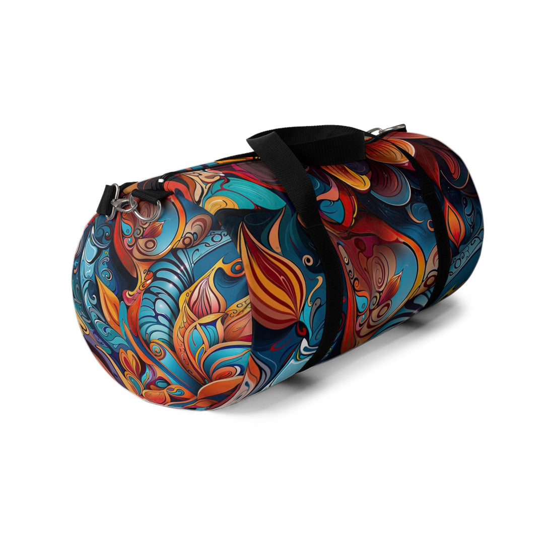 Vibrant Floral Whirls - Duffle Bag - Bags - g(0D·IO) - Large - -