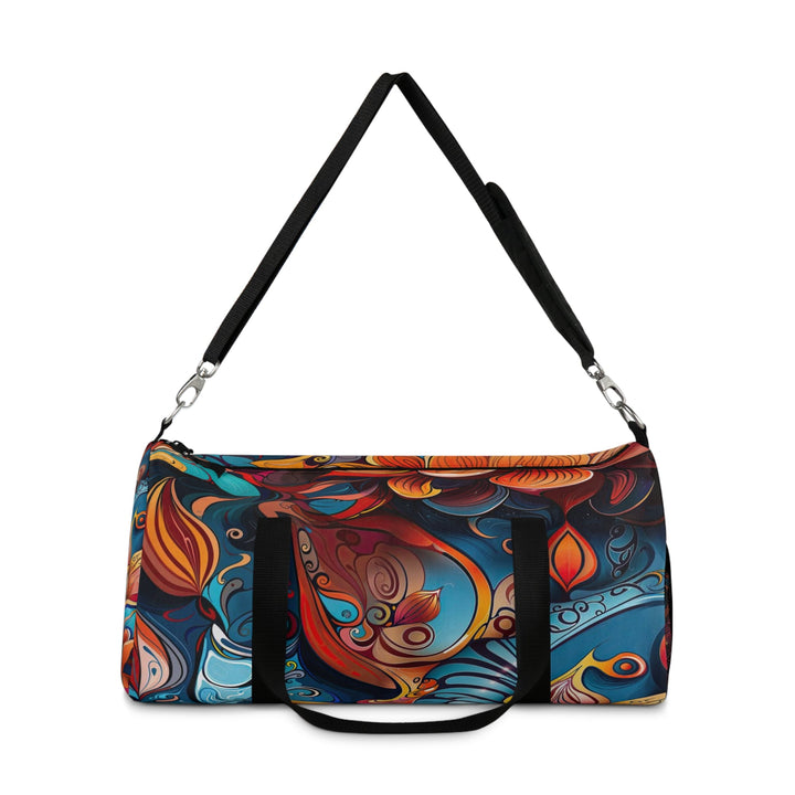 Vibrant Floral Whirls - Duffle Bag - Bags - g(0D·IO) - Large - -