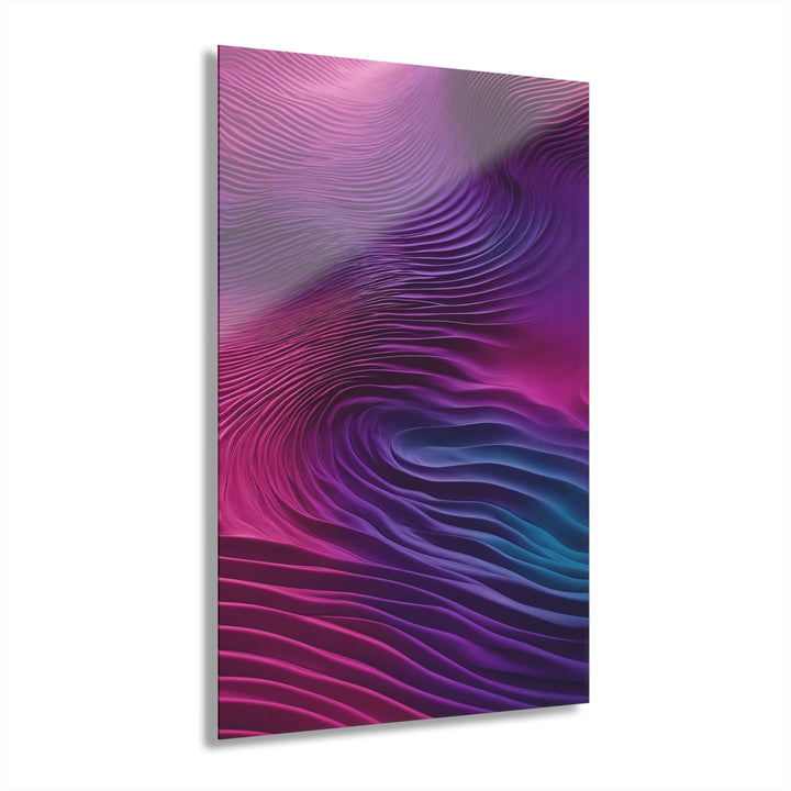 Vibrant Fluid Dynamics - Acrylic Prints (French Cleat Hanging) - Home Decor - g(0D·IO) - 24" x 36" (Vertical) - 0.25'' -