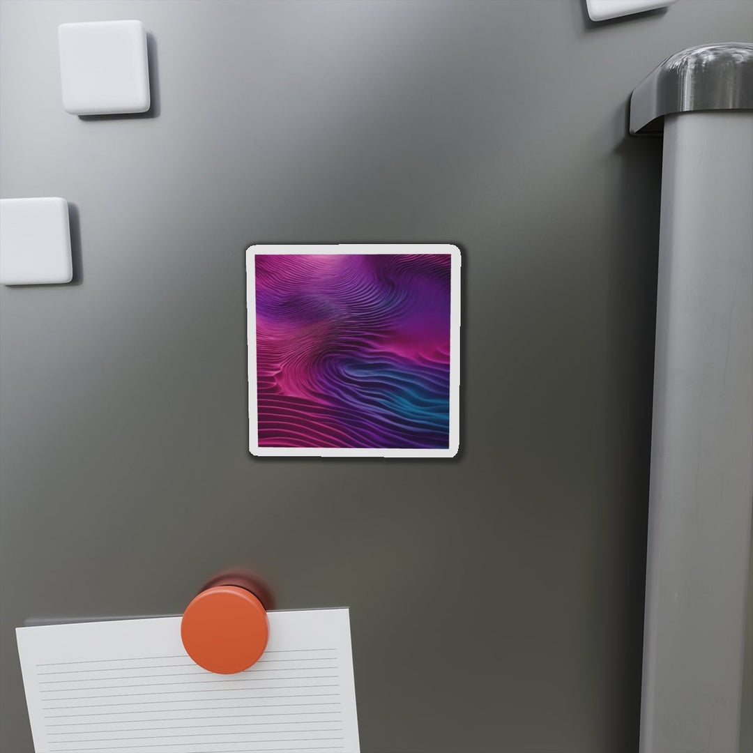 Vibrant Fluid Dynamics - Die-cut Magnet - Home Decor - g(0D·IO) - 6 × 6" - Die-Cut - 1 pc