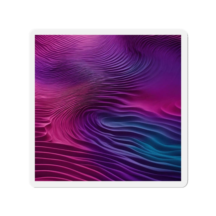 Vibrant Fluid Dynamics - Die-cut Magnet - Home Decor - g(0D·IO) - 2" x 2" - Die-Cut - 1 pc