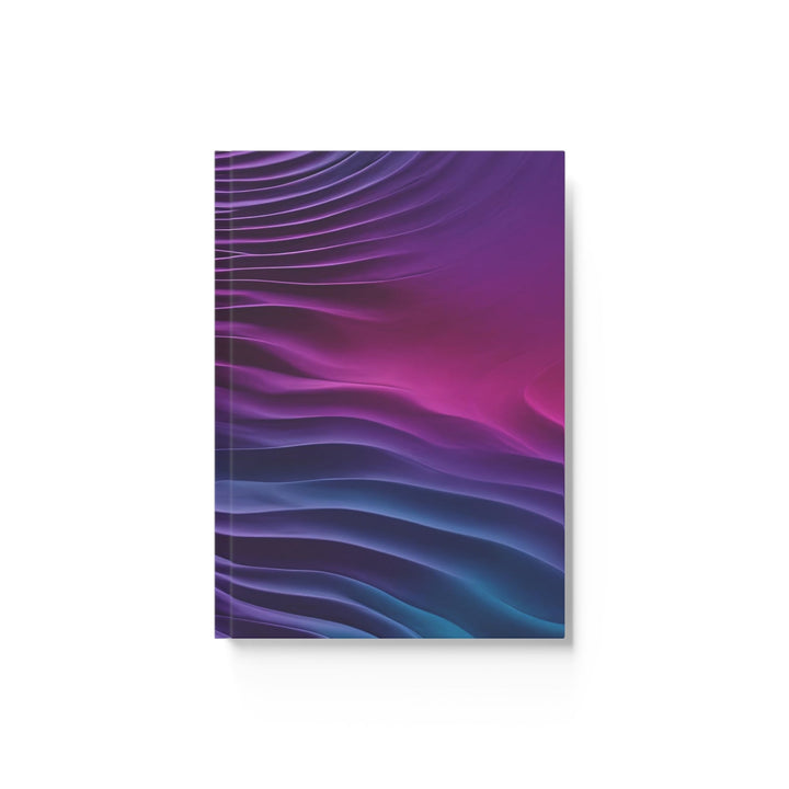 Vibrant Fluid Dynamics - Hard Backed Journal - Paper products - g(0D·IO) - Blank - A5 - White