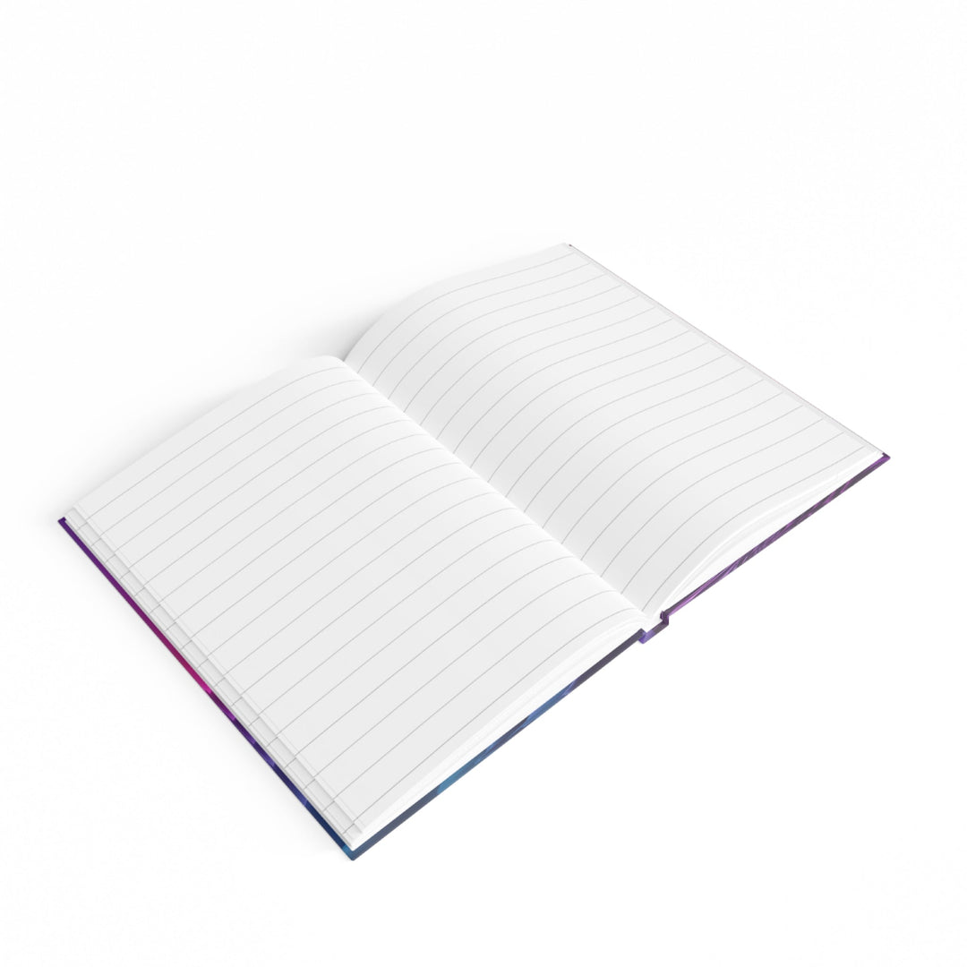 Vibrant Fluid Dynamics - Hard Backed Journal - Paper products - g(0D·IO) - Graph - A5 - White