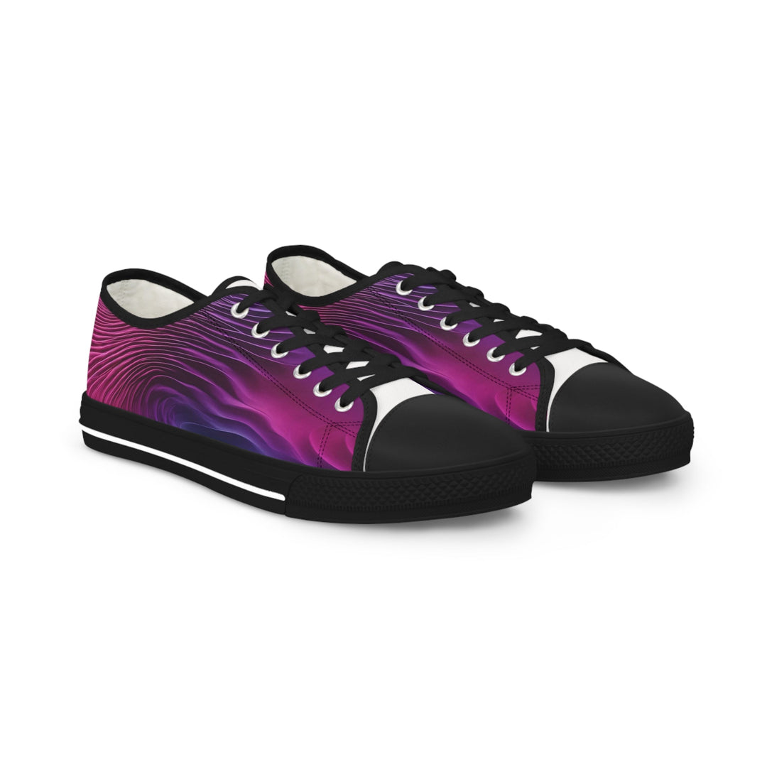 Vibrant Fluid Dynamics - Men's Lowtop Sneakers - Shoes - g(0D·IO) - US 5 - Black sole -