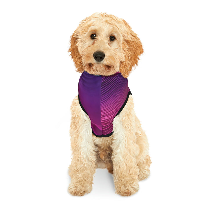 Vibrant Fluid Dynamics - Pet Hoodie - Pets - g(0D·IO) - XXS - Black Rib -