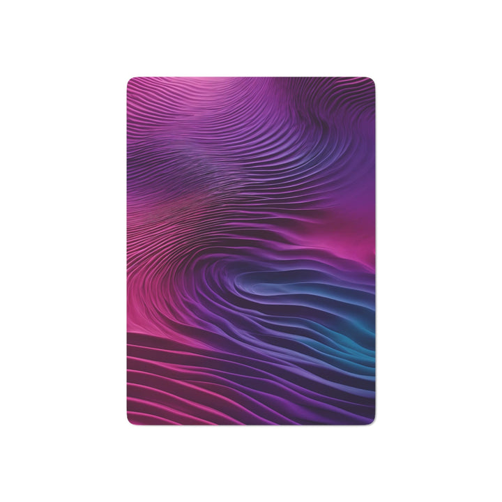 Vibrant Fluid Dynamics - Poker Cards - Paper products - g(0D·IO) - 2.47" x 3.47" - White - Semi Glossy