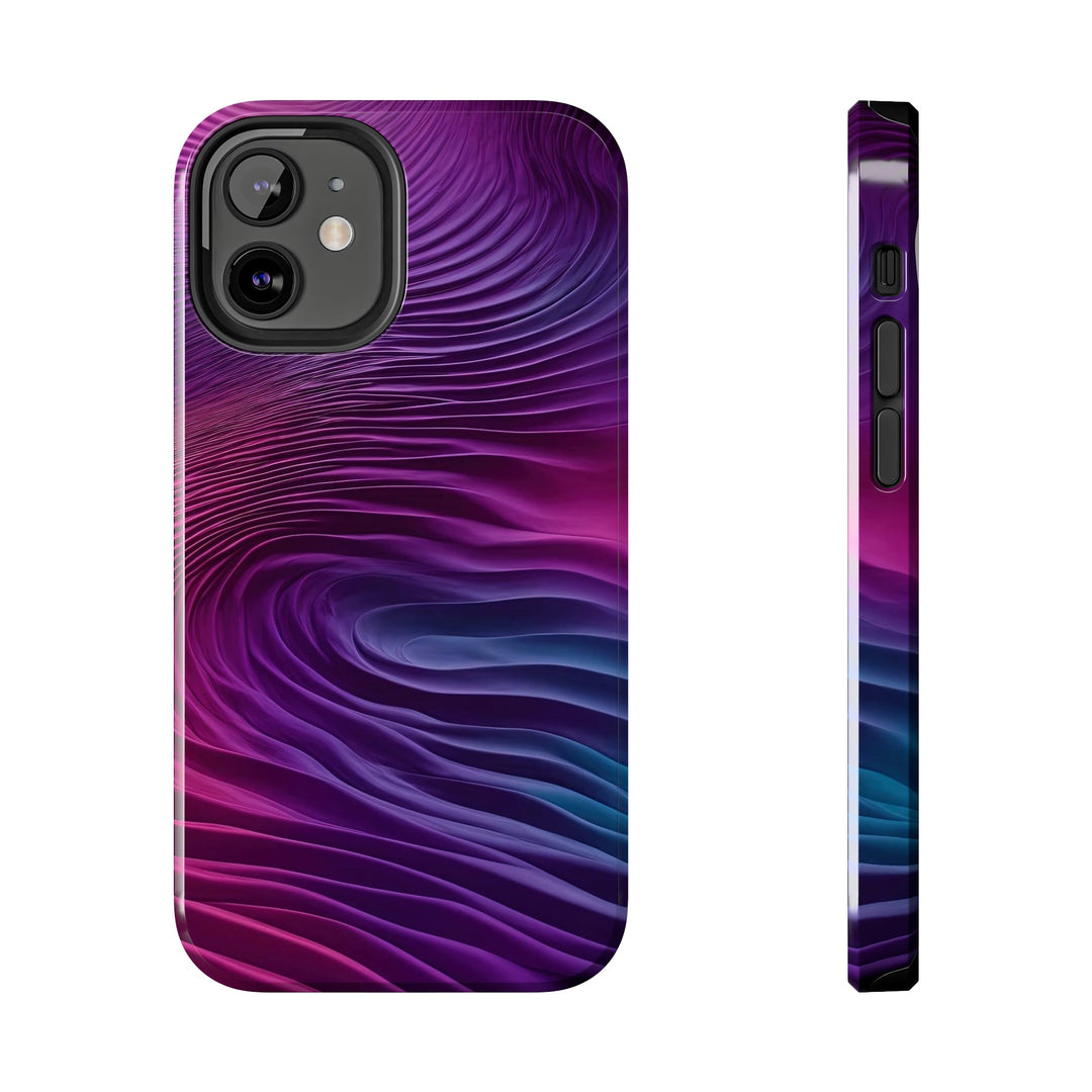 Vibrant Fluid Dynamics - Tough Phone Case - Phone Case - g(0D·IO) - iPhone 12 Mini - -