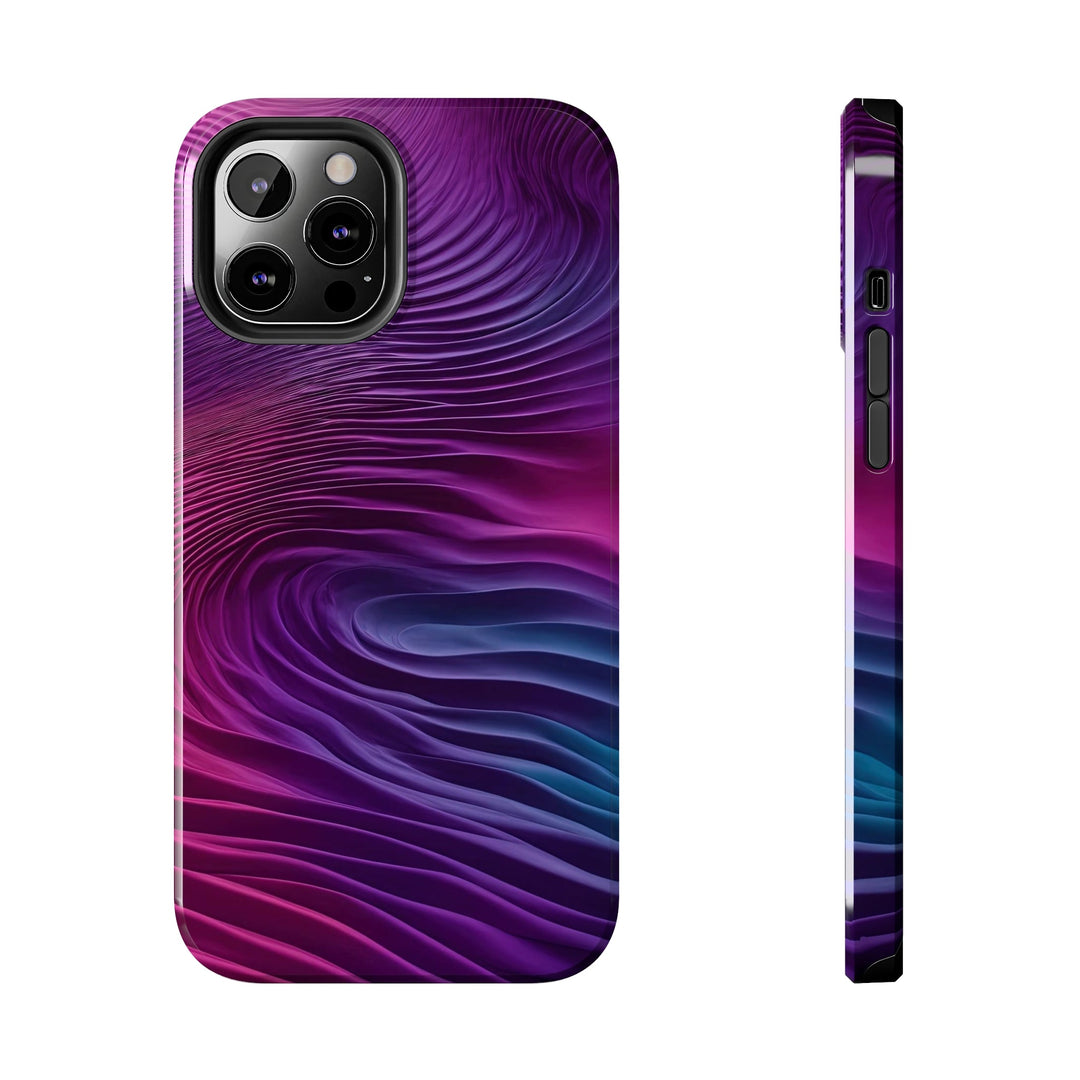 Vibrant Fluid Dynamics - Tough Phone Case - Phone Case - g(0D·IO) - iPhone 12 Pro Max - -