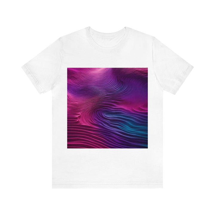 Vibrant Fluid Dynamics - Unisex Jersey Short Sleeve Tee - T-Shirt - g(0D·IO) - White - S -