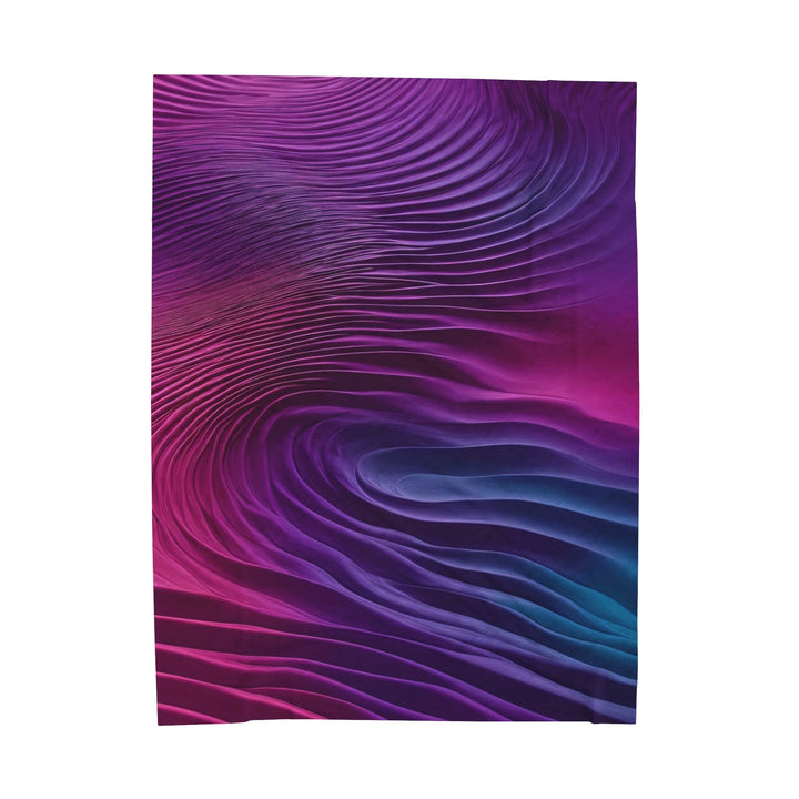 Vibrant Fluid Dynamics - Velveteen Plush Blanket - All Over Prints - g(0D·IO) - 60" × 80" - -